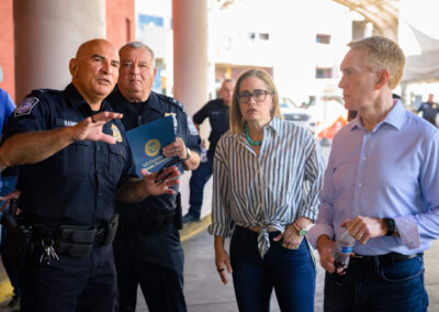 Sinema Leads Tour of Arizona’s DeConcini Port of Entry to Review Post-Title 42 Procedures