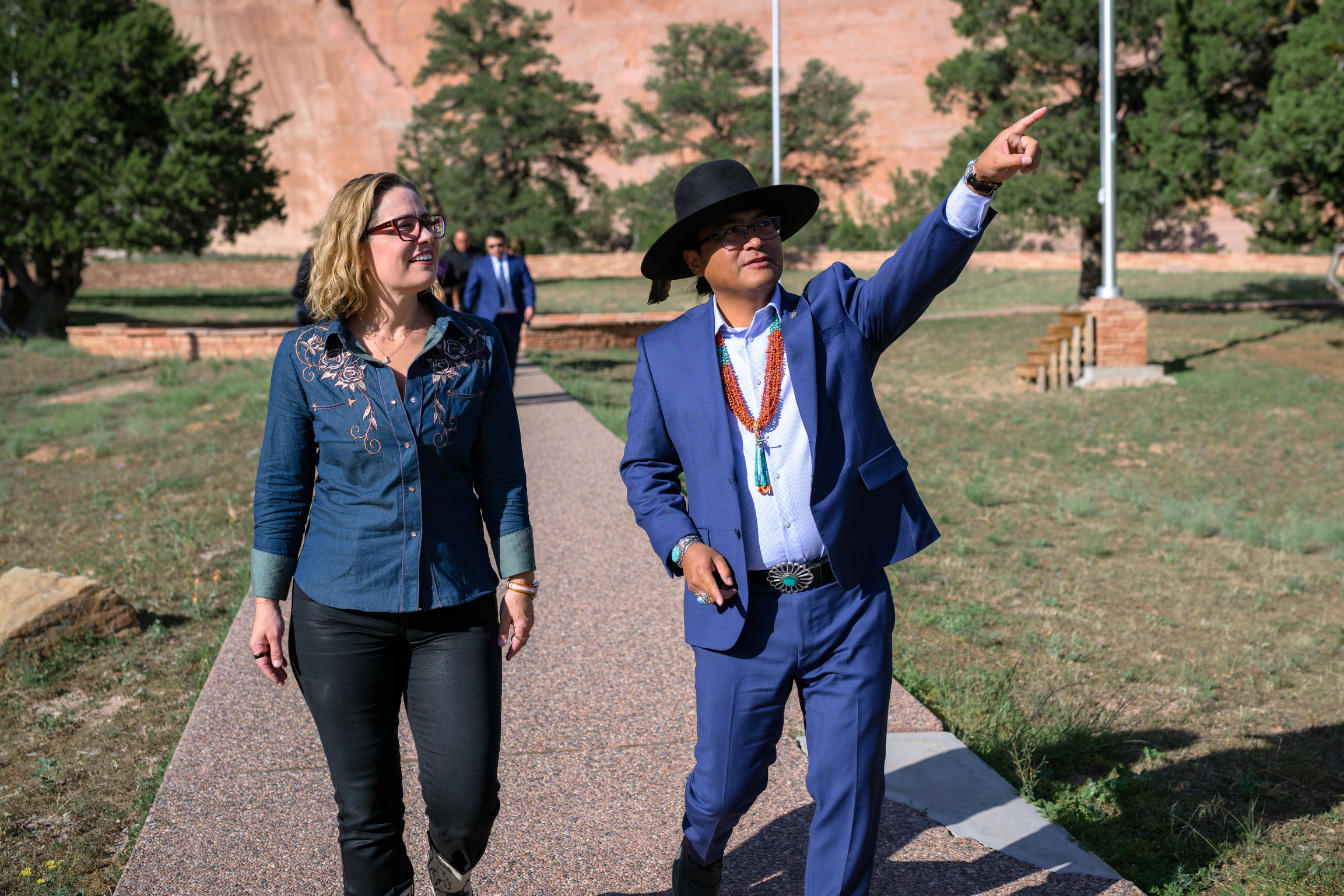 Senator toured the Navajo-Gallup Water Supply Project that was funded through her landmark bipartisan infrastructure law – securing a strong water supply for the Nation.