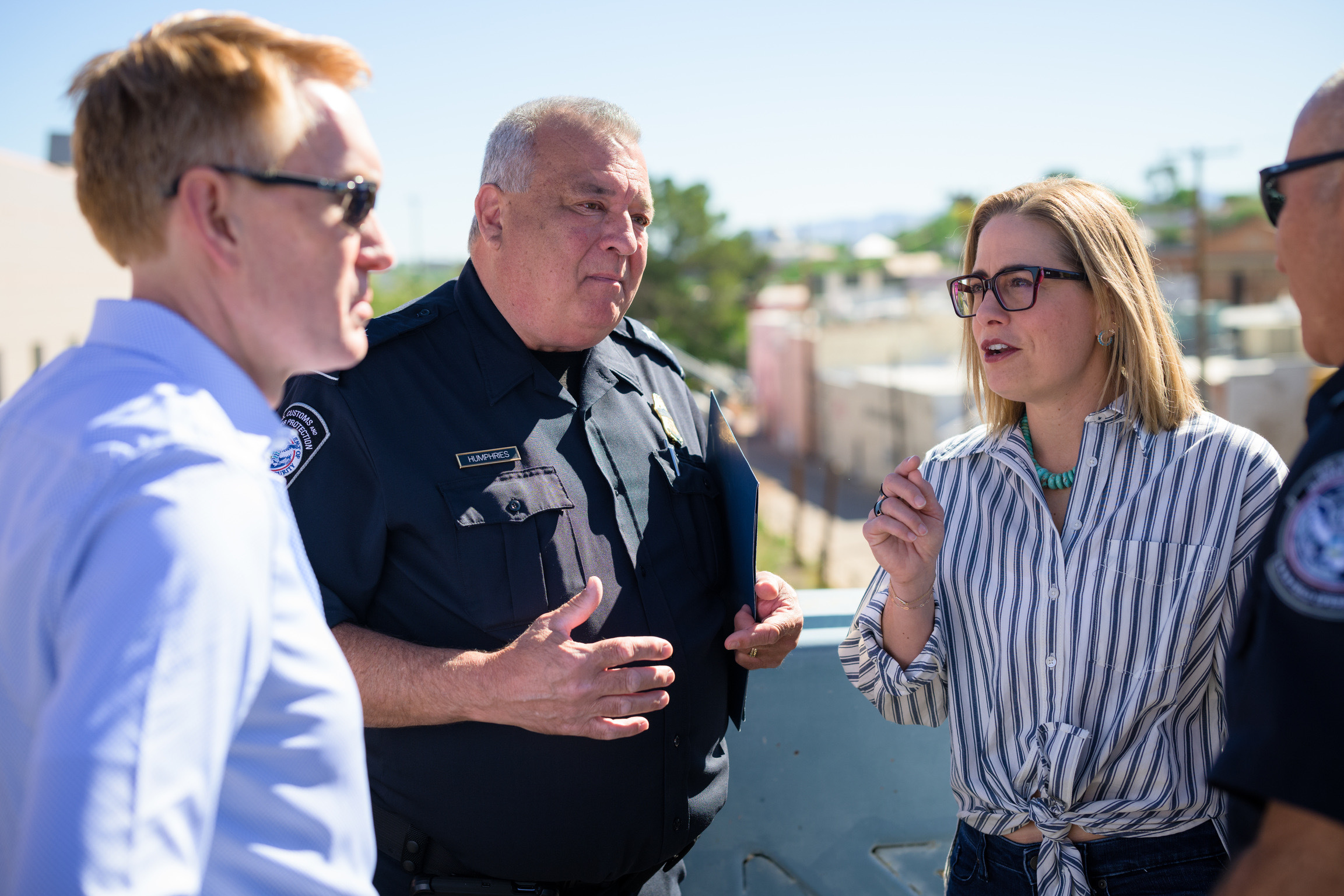 Sinema Leads Tour of Arizona’s DeConcini Port of Entry to Review Post-Title 42 Procedures